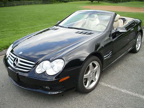 2003 mercedes sl 500 panoramic roof convertable no reserve