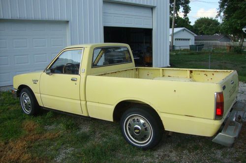 1981 chevrolet luv 2wd diesel 5 spd  a/c  solid truck