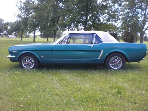 1965 ford mustang k-code convertible 4 speed rare!!!!!!