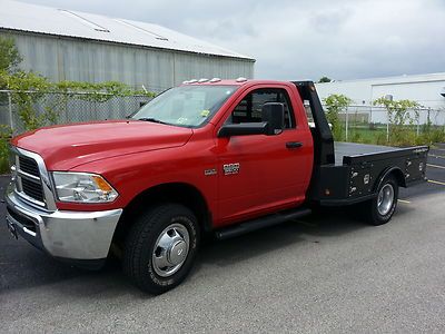 2012 3500 hd flat bed gooseneck chassis cab