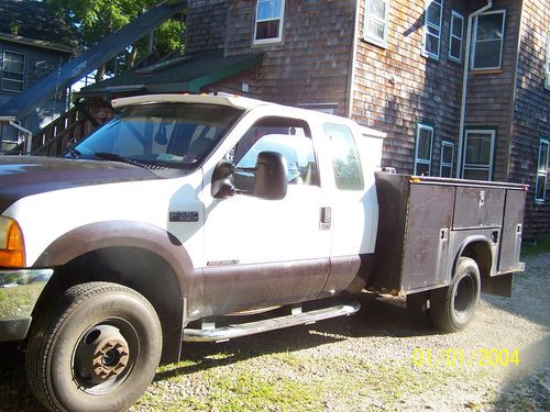 Ford f350 4x4 superduty extended cab utility body