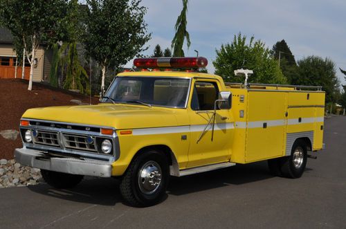 1976 f350 fire truck service box 110/220 generator 46k original miles dually