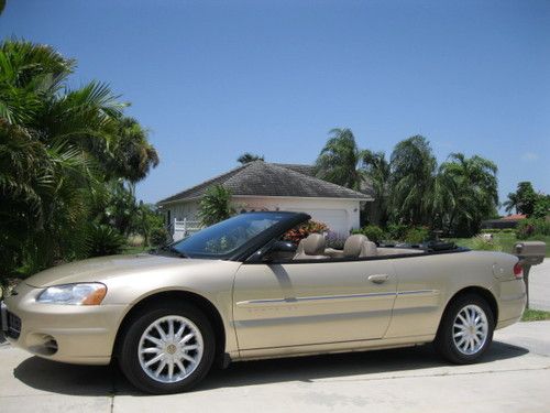 Only 31,000 miles! 01 sebring lx convertible! new tires! great deal! 20+ pics!