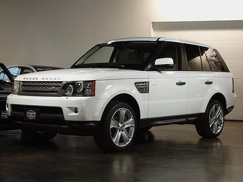 2011 land rover range rover sport supercharged 4dr suv white 29,000 miles mint