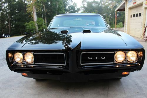 1968 real gto.....black on black on black......400 engine....turbo 400 trans