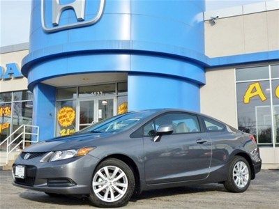2012 civic ex coupe auto - showroom condition - carfax certified - make an offer