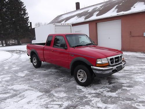 1998 ford ranger xlt 4wd with extended cab **looks good &amp; runs good**