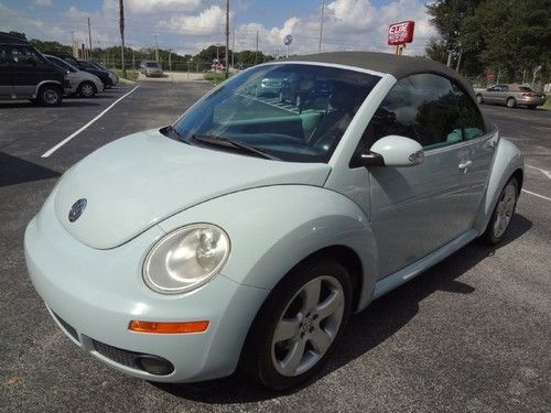 2006 beetle convertible~leather~fog lamps~clean~beauty~warranty~wow