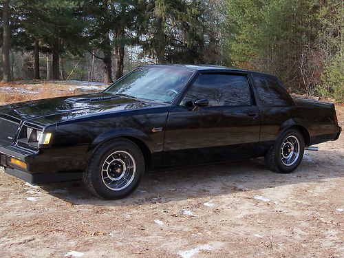1986 buick gn grand national w-2,  3.8 turbo v-6, factory astroroof, very clean!