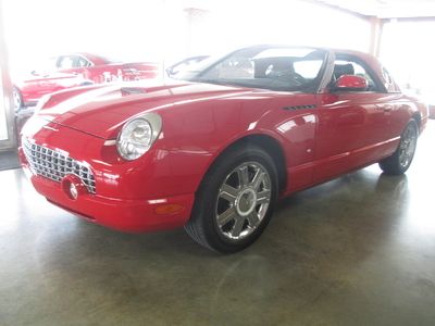 2004 ford thunderbird premium convertible--leather---automatic--hardtop---