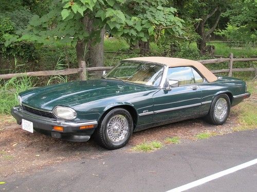 1992 jaguar xjs v12 convertible ... 81,401 original miles