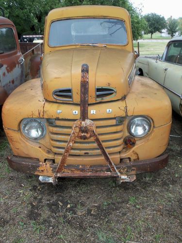 1948 1950 ford f3 3/4 ton pickup 48 49 50 rat rod project flathead engine