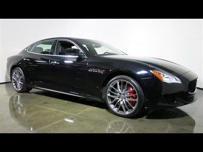 2014 new maserati quattroporte gts natural drilled leather interior solid paint
