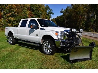 Fx4 6.7l diesel clean car fax automatic plow up included 4x4 navi supercrew wow!