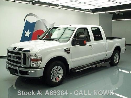 2010 ford f-250 lariat crew diesel htd leather 18's 33k texas direct auto