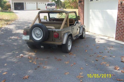 1987jeep wrangler 2wd jaguar suspension sb chevy 700r trans