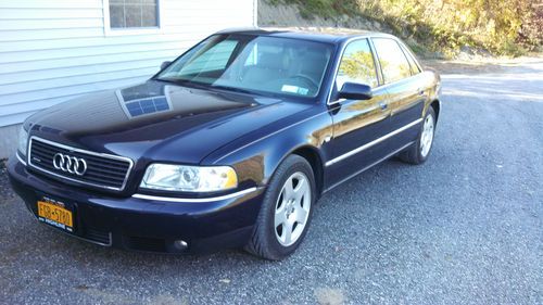 2003 audi a8l ming blue w/tan leather all wheel drive quattro 4.2l