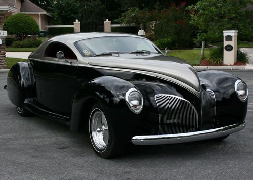 Incredible high end custom  -1939 lincoln zephyr coupe -  10k miles