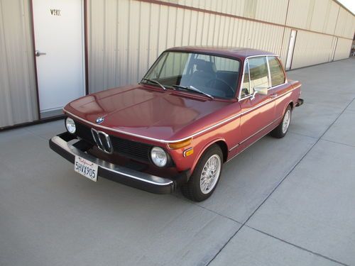 1974 bmw 2002 tii, clean california car, 5 speed, cold a/c, numbers matching