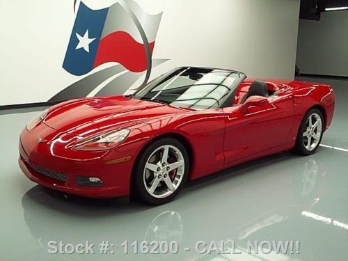 2006 chevy corvette 3lt convertible leather hud 37k mi texas direct auto