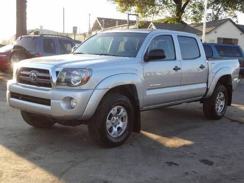 2010 toyota tacoma prerunner double cab v6 damaged salvage runs! cooling good!!