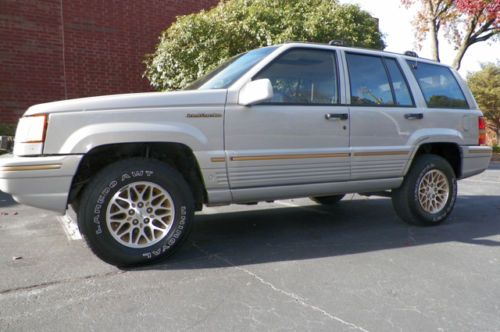 Jeep grand cherokee limited 4wd leather loaded must see low miles wow no reserve