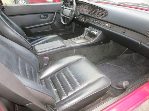 1986 porsche 944 2.5l i4 red automatic