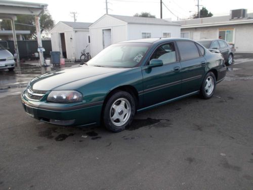 2001 chevy impala, no reserve