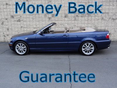 Bmw 330ci convertible leather cd automatic power top climate control no reserve