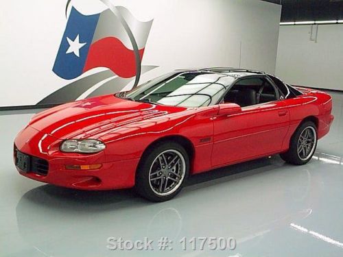 2002 chevy camaro z28 auto t-tops roof leather only 49k texas direct auto