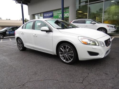 Factory certified!2012 volvo s60 t6 awd navigation/rearviewcamera/glass moonroof