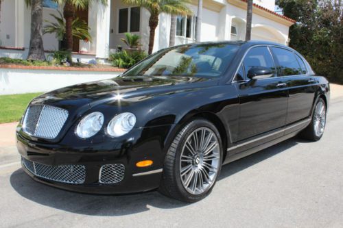 ** 2011 2006 bentley continental flying spur speed blk/blk.piano wood.16k miles