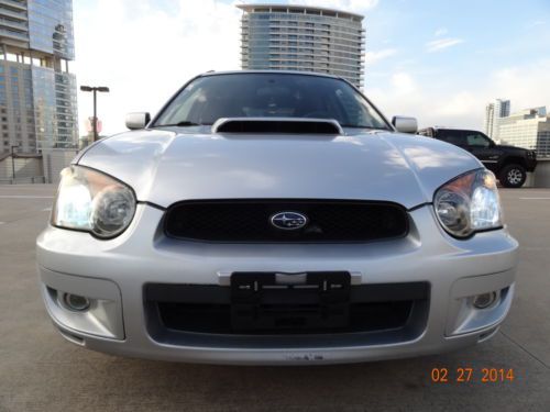 04 wrx turbo awd 5 speed wagon charged custom exhaust tx no rust drives great