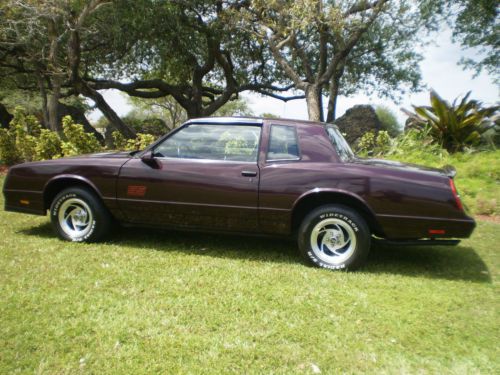1987 chevy monte carlo ss. 2 owner car. only 68 k miles adult driven t tops