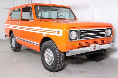 Beautiful restored international scout ii - very correct, highly documented.