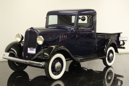 1934 chevrolet db master closed cab half ton pickup restored 206ci 6 cyl 3 speed