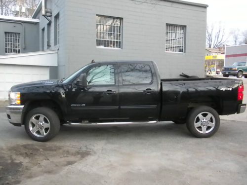 2011 chevy silverado hd 2500 4x4 black with black interior