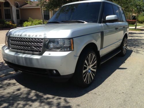 2010 land rover range rover hse luxury package