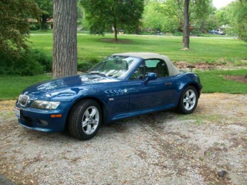 2001 bmw z3 2.5i roadster navy midnight blue convertible