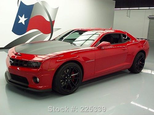 2013 chevy camaro 2ss 1le rs 6-speed nav htd leather 5k texas direct auto