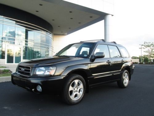 2004 subaru forester xs awd black low miles 1 owner runs great
