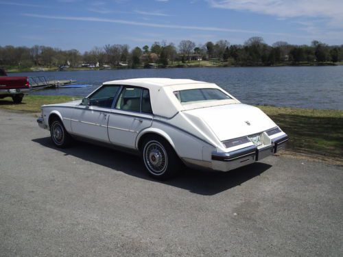 1984 cadillac seville sedan 4-door 4.1l cabolet tripple white