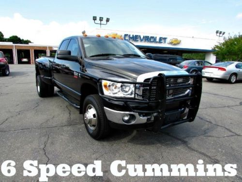 2009 dodge ram 3500 6 speed manual cummins turbo diesel 4x4 dually pickup truck