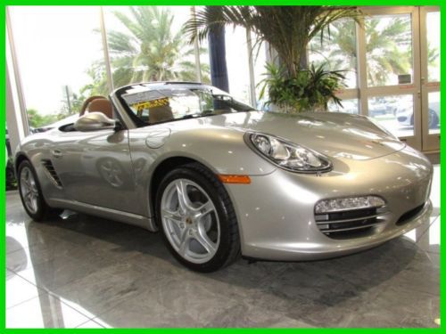 12 silver boxter 2.9l h6 convertible roadster *sport chrono *18 in alloy wheels