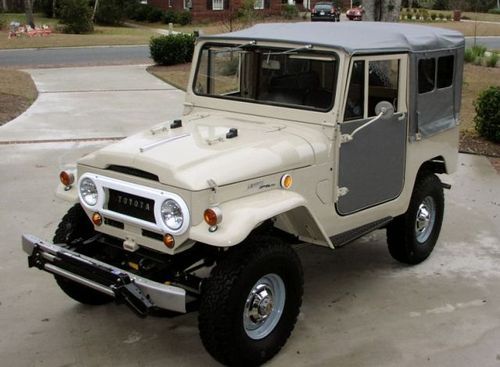 1969 toyota fj40 land cruiser fst factory soft top