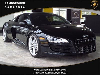 2011 audi r8 v-10 with a manual transmission, loaded with carbon fiber !!