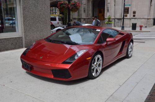 Rosso leto exterior, e-gear trans, reverse camera, authorized lamborghini dealer