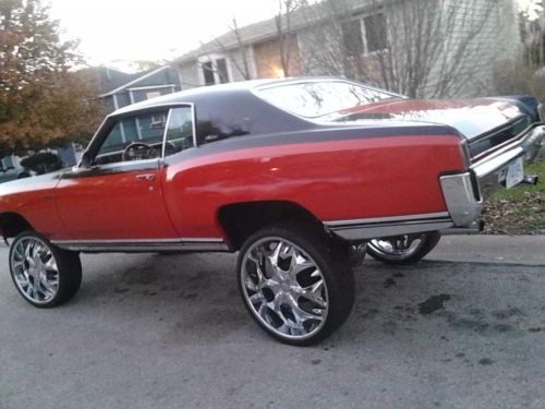 1970 monte carlo on 26&#034; rims