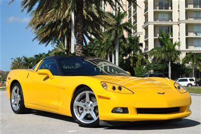 2005 corvette coupe - 1 florida owner - only 31,000 miles - navi - hud - 1sb