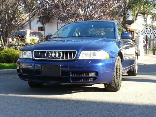 2001 audi s4 sedan auto blue